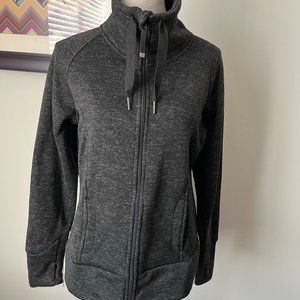 Well Calm Gray Heather Sweater Jacket L